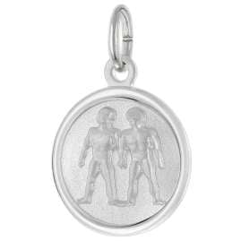 trendor 28606-06 Children's Necklace Zodiac Sign Gemini 925 Silver