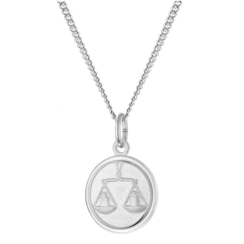 trendor 28606-10 Kinder-Halskette Sternzeichen Waage 925 Silber