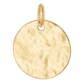 trendor 28491 Anhänger mit Namen Gold 333 (8 Karat) Gravurplatte Ø 14 mm