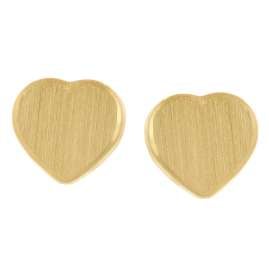 trendor 28745 Ohrringe Herzen für Damen und Mädchen Gold 333 / 8K Ohrstecker