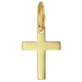trendor 28967 Children's Cross Pendant 333 Gold With Gold-Plated Silver Chain