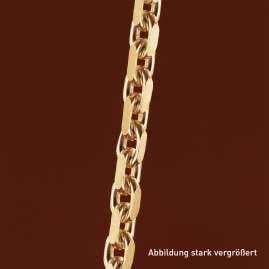 trendor 28804 Damen-Halskette 925 Silber Vergoldet Feine Ankerkette 1,3 mm