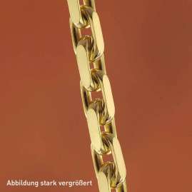 trendor 21012 Necklace Gold-Plated 925 Silver Diamond-Cut Anchor Chain 1.75 mm