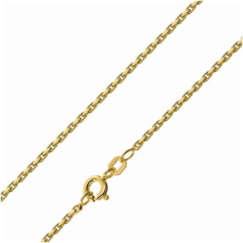 trendor 28995 Herren-Kette 925 Silber Vergoldet Ankerkette 1,6 mm breit