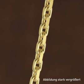 trendor 28995 Herren-Kette 925 Silber Vergoldet Ankerkette 1,6 mm breit