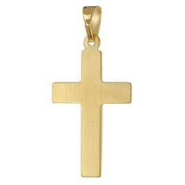 trendor 21157 Kreuz-Anhänger Gold 333 (8 Karat) 21 mm