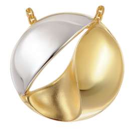 trendor 21172 Gold-Anhänger 333/8K mit vergoldeter Silberkette 45 cm