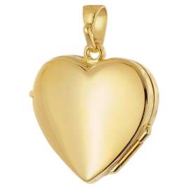 trendor 21214 Locket Heart Pendant Gold Plated 925 Sterling Silver