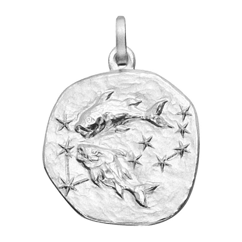 trendor 21218-03 Sternzeichen Fische 925 Silber Anhänger Ø 16 mm 4262551212196
