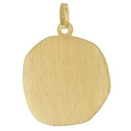 trendor 21300-06 Pendant Zodiac Sign Gemini Gold Plated 925 Silver Ø 20 mm