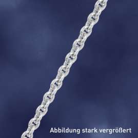 trendor 21238 Damen-Halskette 925 Silber Rhodiniert Feine Anker Collierkette