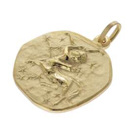 trendor 21300-12 Anhänger Schütze Sternzeichen 925 Silber Vergoldet ⌀ 20 mm