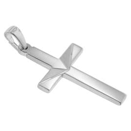 trendor 21554 Kreuz-Anhänger für Männer 925 Silber 27x16 mm