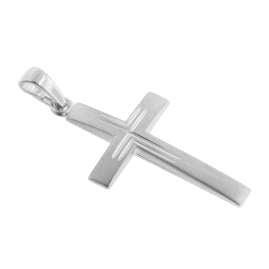 trendor 21556 Cross Pendant for Men 925 Sterling Silver 27 x 16 mm