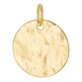 trendor 21644 Runder Gravur-Anhänger für Kinder Gold 333/8K ⌀ 14 mm