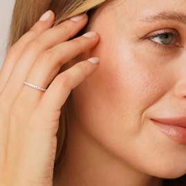 trendor 21648 Women's Ring with Cubic Zirconia Gold 333/8K