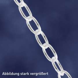trendor 21666 Verlängerungskette 925 Silber Rhodiniert Weitanker 7 cm