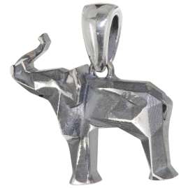 trendor 21816 Halskette mit Elefant-Anhänger 925 Silber