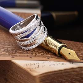 trendor 21820 Damenring 925 Sterlingsilber Rhodiniert mit Zirkonia