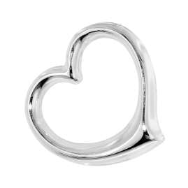 trendor 21838 Damen-Kette Swinging Heart 925 Silber Rhodiniert