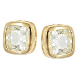 trendor 21882 Women's Earrings Gold-Plated 925 Silver with Cubic Zirconia