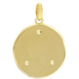 trendor 21850-11 Pendant Zodiac Sign Scorpio Gold-Plated Silver 925 Ø 16 mm