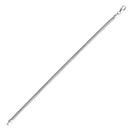 trendor 31125 Damen-Armband 925 Sterlingsilber Ovale Schlangenkette 4,2 mm
