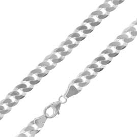trendor 75138 Herren-Armband Silber 925 Panzerkette Breite 7,8 mm