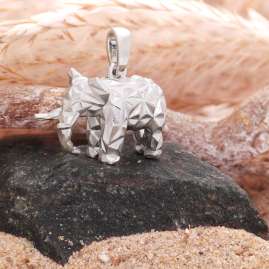trendor 31060 Anhänger Elefant Origami-Style 925 Sterling-Silber