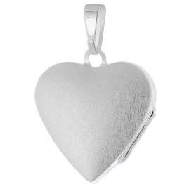 trendor 21992 Medaillon 925 Sterling-Silber Bicolor Herz Anhänger