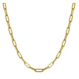 trendor 31246 Halskette 925 Silber Vergoldet 2,5 mm breit, 36-60 cm