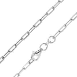 trendor 31245 Damen-Armband 925 Silber Rhodiniert 2,5 mm breit