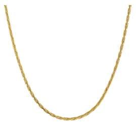 trendor 31260 Halskette Cardano 925 Silber Vergoldet 1,1 mm Breit