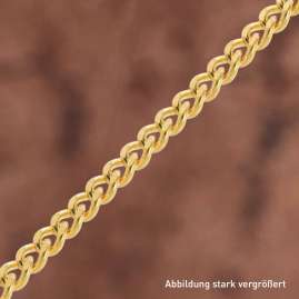 trendor 31346 Halskette 585 Gold 14K Flachpanzer-Kette Breite 1,2 mm
