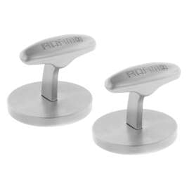 trendor 75077 Cufflinks Stainless Steel and Carbon Fibre