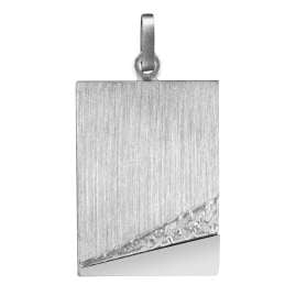trendor 87301 Silver Pendant Engraving Plate