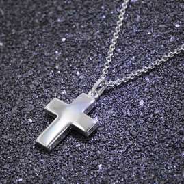trendor 35845 Halskette mit Kreuz Silber 925