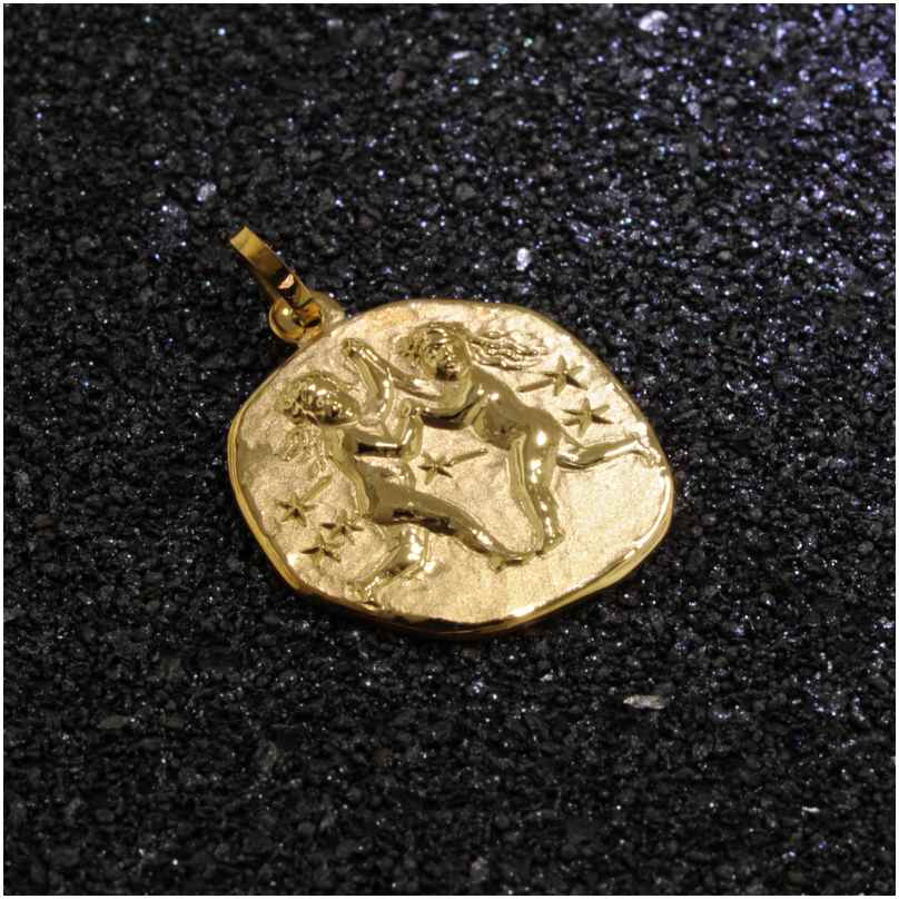 TRENDOR Schmuck Sternzeichen Zwilling 333 Gold + Go Produktbild-Vorschau 4