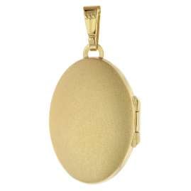 trendor 39792 Locket 333 Gold Size 23 mm with Gold-Plated Silver Necklace
