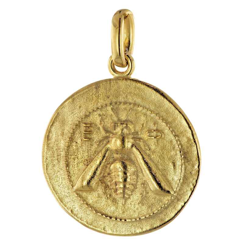 trendor 358844 Gold Pendant Artemis 333 Gold Replica Greek Coin Bee/Heer 4260727518547