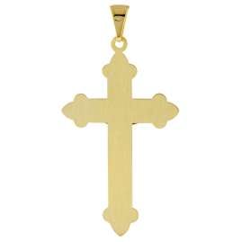 trendor 41058 Cross Pendant with Corpus Gold 333 (8 carat) 45 x 29 mm