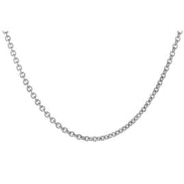 trendor 64031 Necklace for Pendants 925 Silver Rhodium Plated Anchor 1.5 mm
