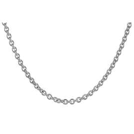 trendor 86236 Necklace For Pendant 925 Silver Anchor Round 2.0 mm thick