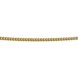 trendor 72436 Necklace 333 Gold 8 K Flat Curb Chain 0.8 mm Width