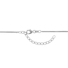trendor 35896 Silber Halskette mit Herz-Anhänger