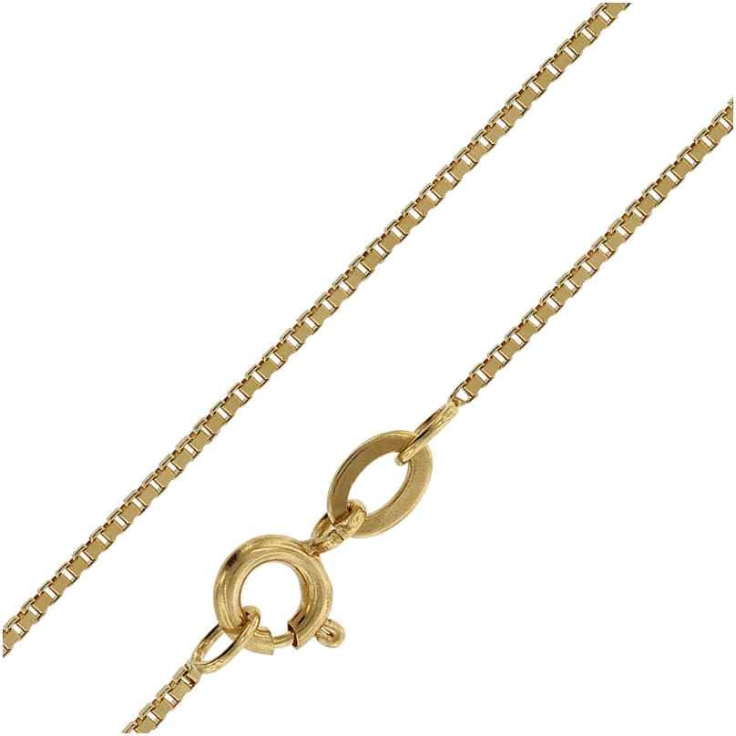 trendor 08429 Halskette für Anhänger Goldplattiert Venezianer Muster