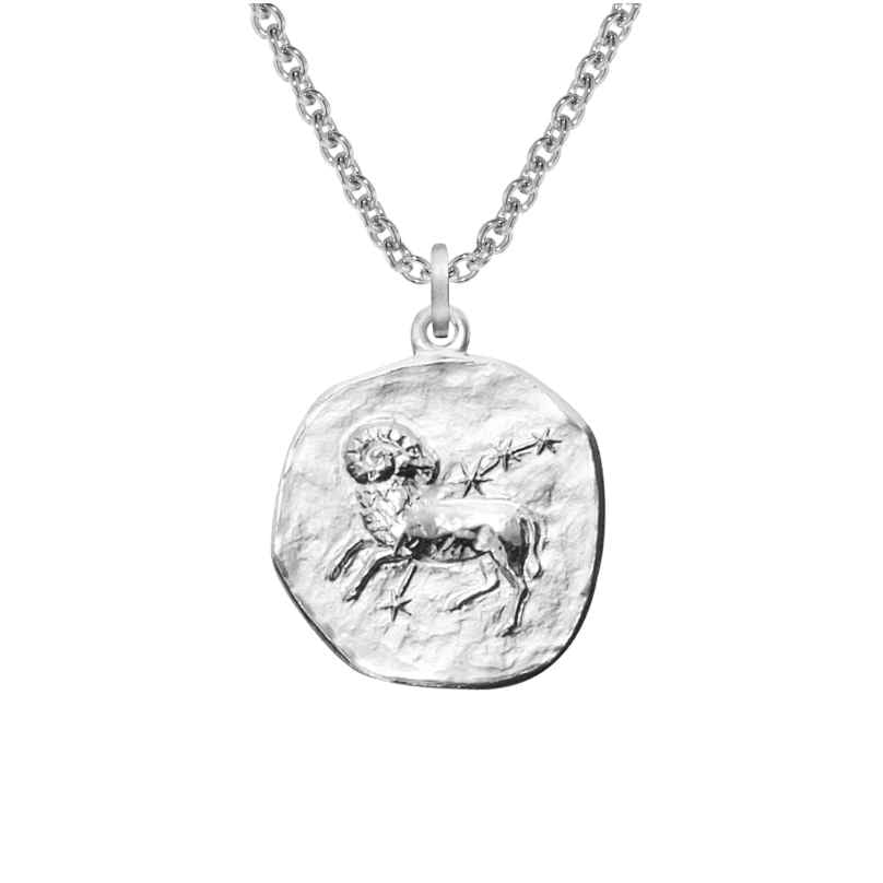 trendor 08441-04 Zodiac Aries with Necklace 925 Silver Ø 16 mm