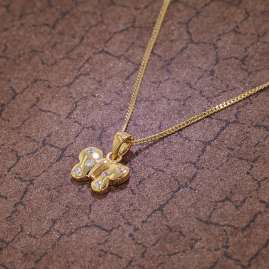 trendor 75110 Schmetterling Schmuckset für Kinder Gold 333 (8 Karat)