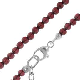 trendor 75346 Ladies' Necklace Garnet 40 cm