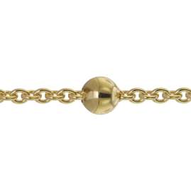 trendor 75688 Damen-Halskette Gold auf Silber 925 Collier 38 cm